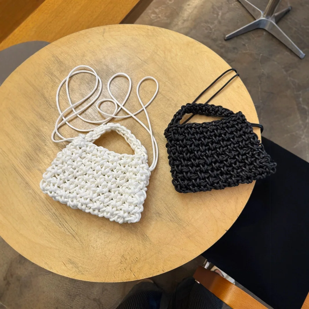 

​​2025 Handwoven Crossbody Bag Unique Boho Shoulder Purse Stylish Handmade Women S Bag Fashionable Phone Holder Tote​
