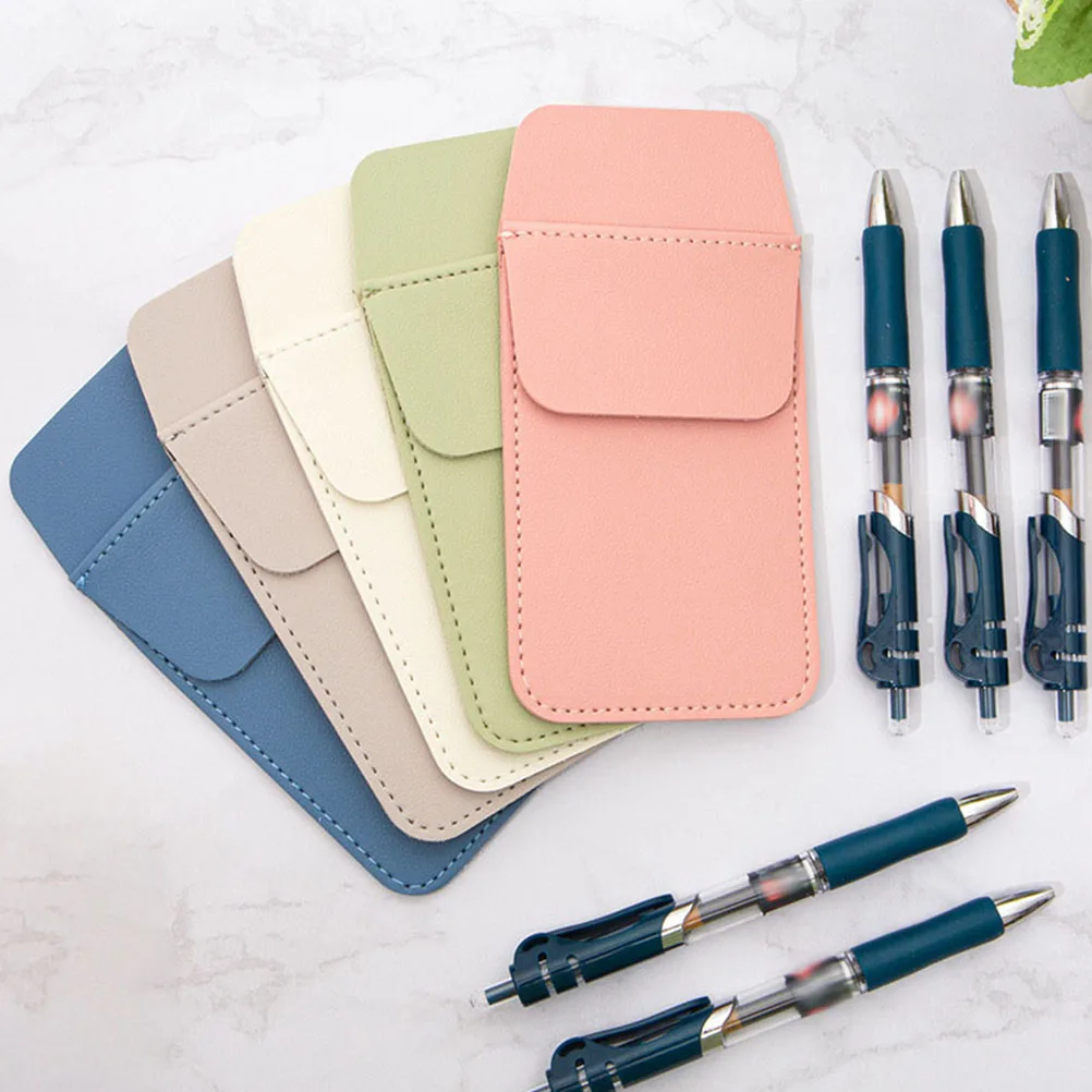

Pencil Case Nurse Lab Bag Medical Pocket Protector Penholder Pouch Shirt Protectors Pink for Organizer Man