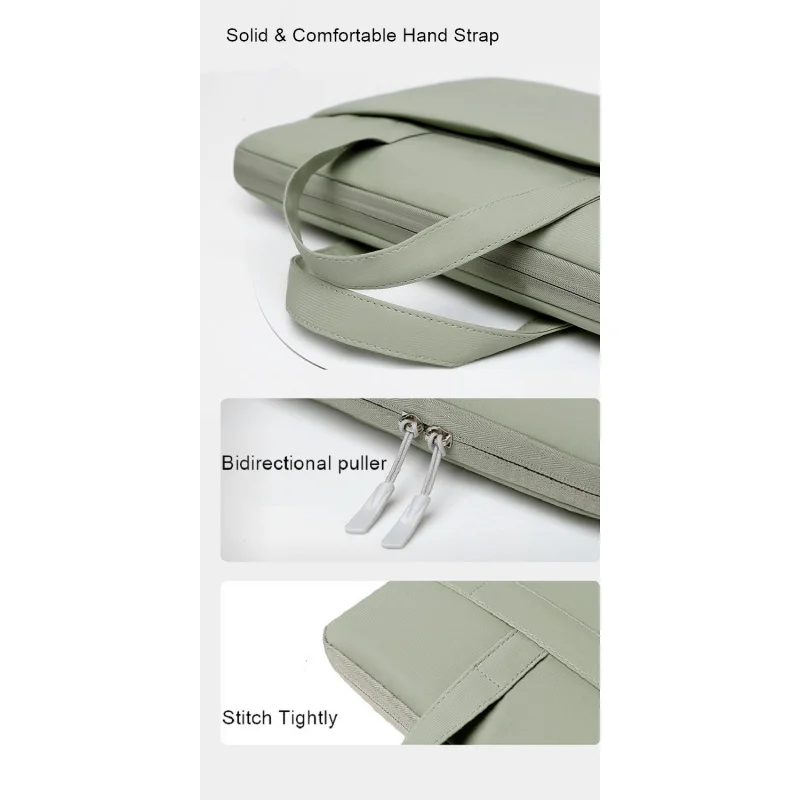 حقيبة يد جديدة 180 درجة حقائب كمبيوتر محمول مفتوحة بالكامل للرجال والنساء 13.3/15.6 بوصة حماية الكمبيوتر