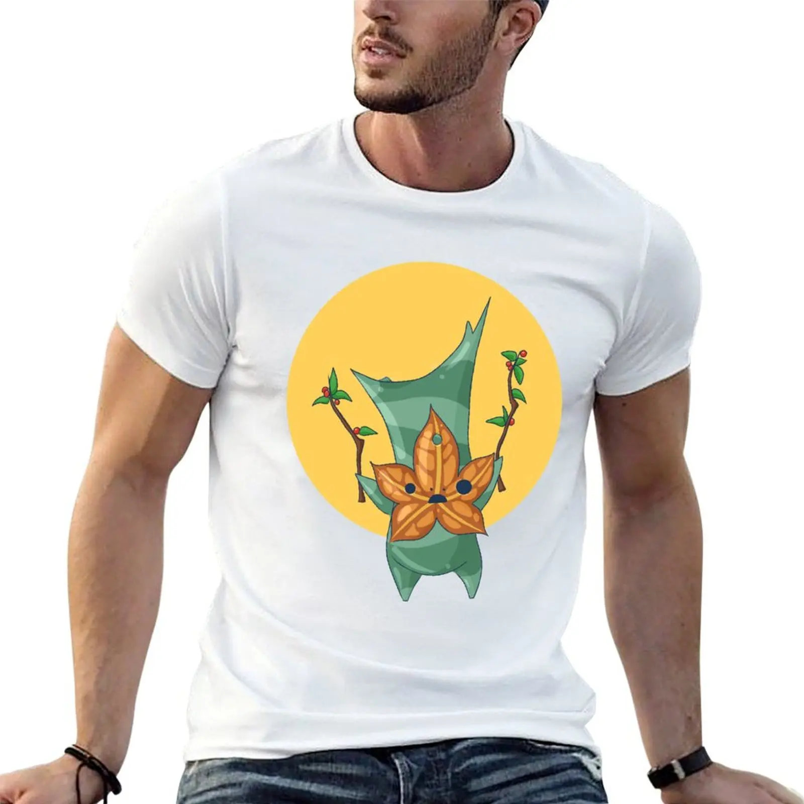 Kork the Korok T-Shirt Basic Solid Tee for Daily Use
