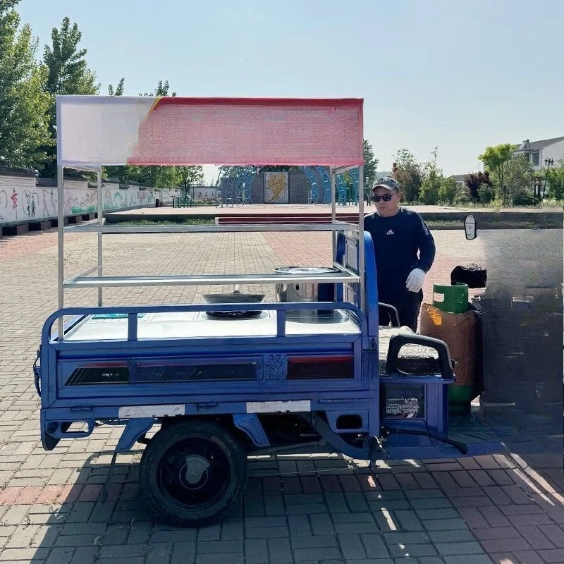 

Breakfast car fried noodles fried rice oden boiled wonton cooked noodles breakfast tricycle modification