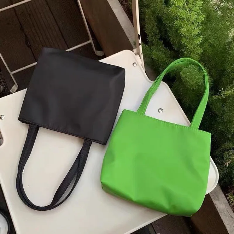 Fashion New Green Mini Hand Bags Women Little Tote Bags Luxury Handbags Designer Lady Small Hand Beach Bag