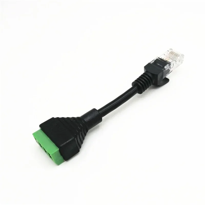 RJ45 To 4pin Terminal RJ45 Female Terminal Block Crystal Head Terminal Block Pressure-free Crystal Head Net Block End