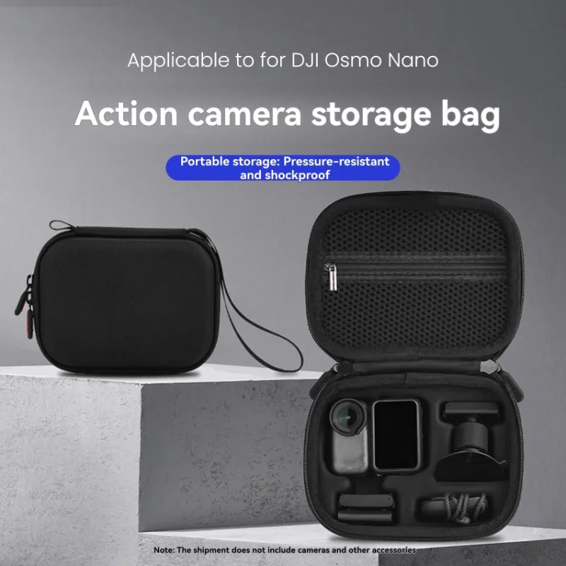AED7-Portable Storage Case For DJI Osmo Nano - Compact Camera Bag, Handheld Protective Box