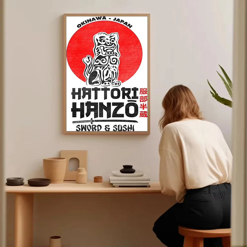 غير المؤطرة اليابانية الساموراي قماش جدار الفن المحارب طباعة بوشيدو ديكور التقليدية اليابانية ديكور فني للمنزل غرفة المعيشة غرفة نوم Gi #5