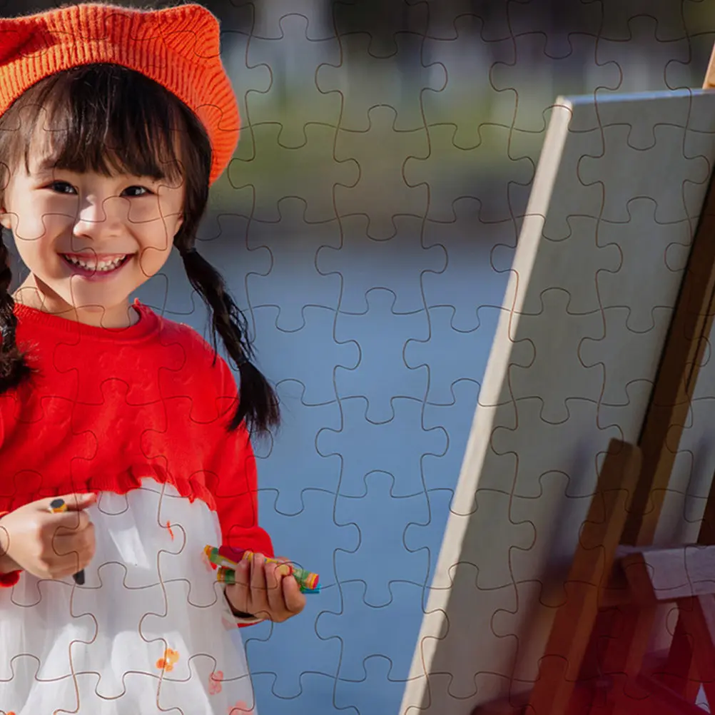 

5 листов заготовок для сублимационной печати: деревянные пазлы-головоломки для самостоятельного изготовления, для влюбленных, семейных встреч, развивающая игрушка