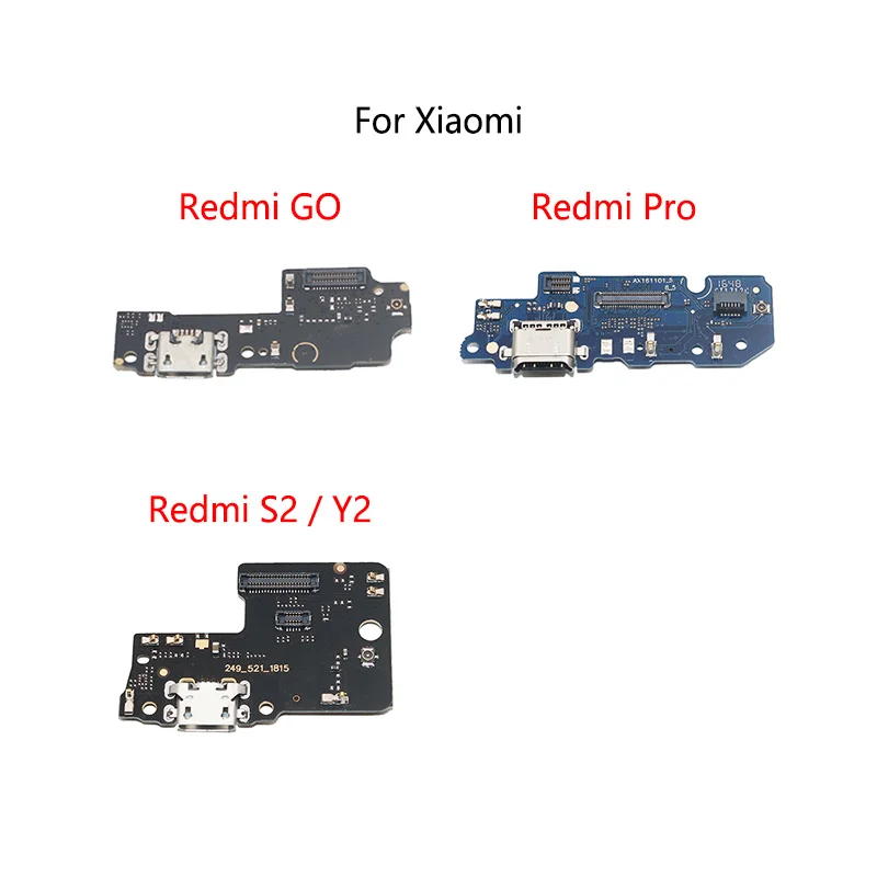 

USB Charging Dock Port Socket Jack Connector Charge Board Flex Cable For Xiaomi Redmi S2 Y2 GO Pro