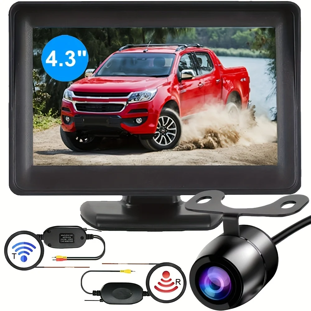 Wireless Car Backup Camera Kit 4.3