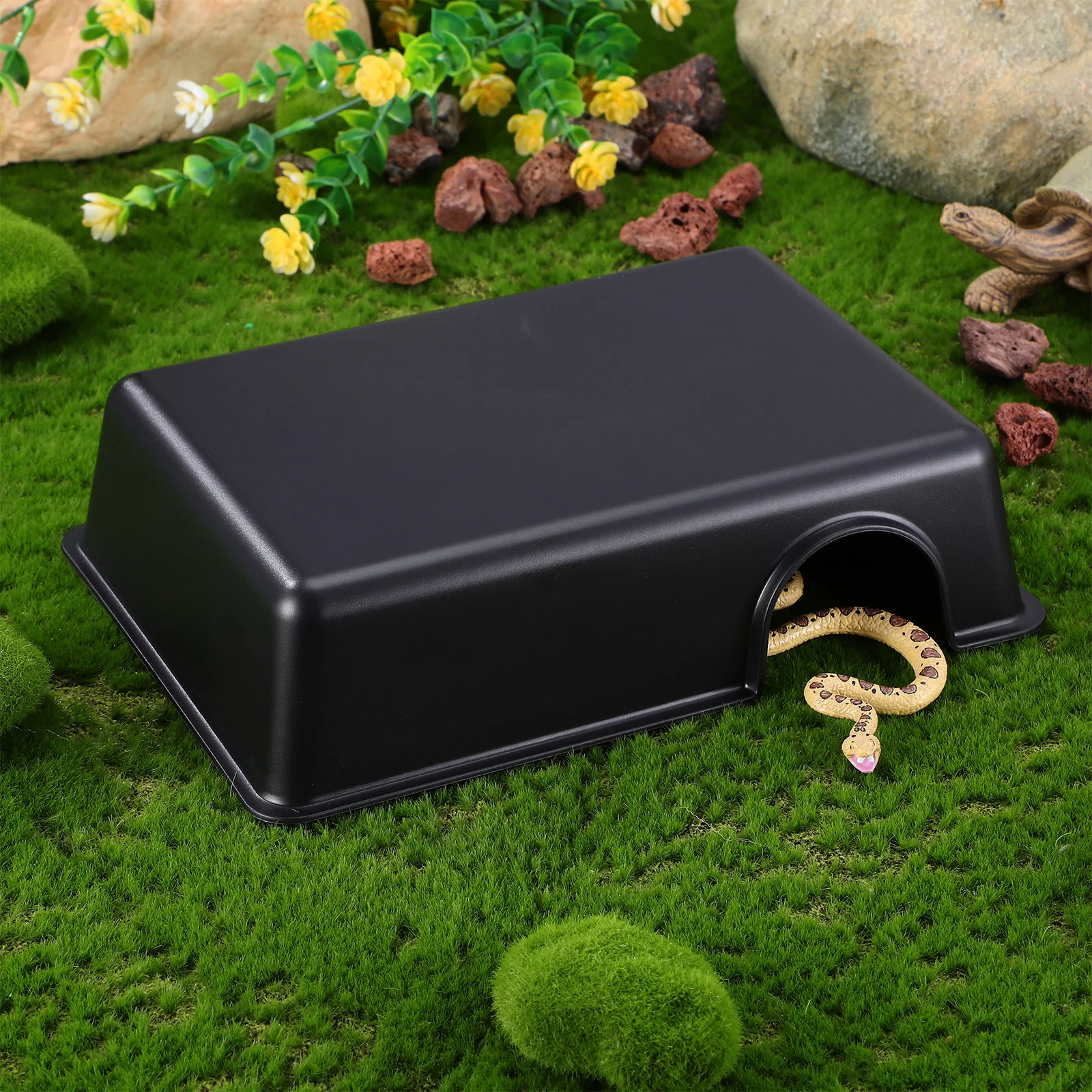 Reptiles Hide from Caves Simulation Realistic Turtle Habitat Hiding Hole Spider Shelter Hermit Plastic Artificial Gecko