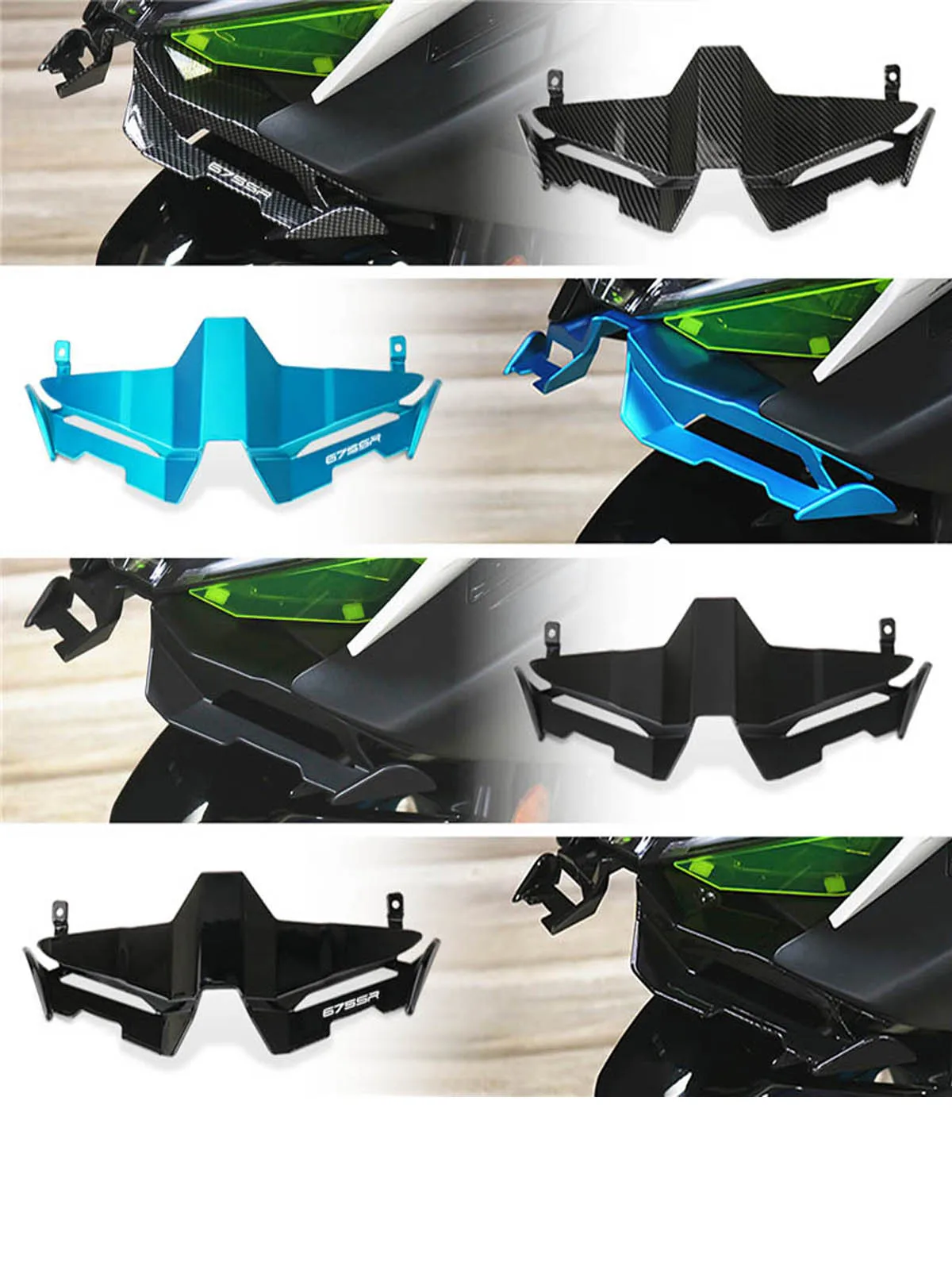 Für 675SR 675 SR 675SR-R 2024 2025 Motorrad Front Verkleidung Winglets Aerodynamische Flügel Shell Abdeckung Schutz Guards Kit