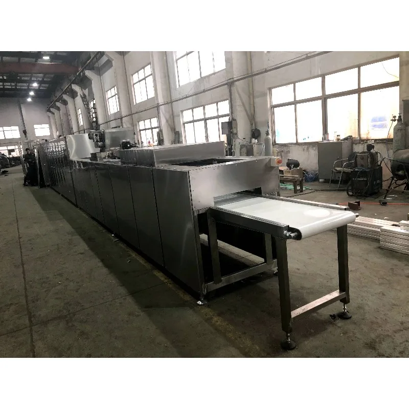 Factory Supply Stainless Steel Chocolate Cooling Tunnel 3m 4m 5m 6m 7m 10m 12m Water Air Cooling Tunnel for Food