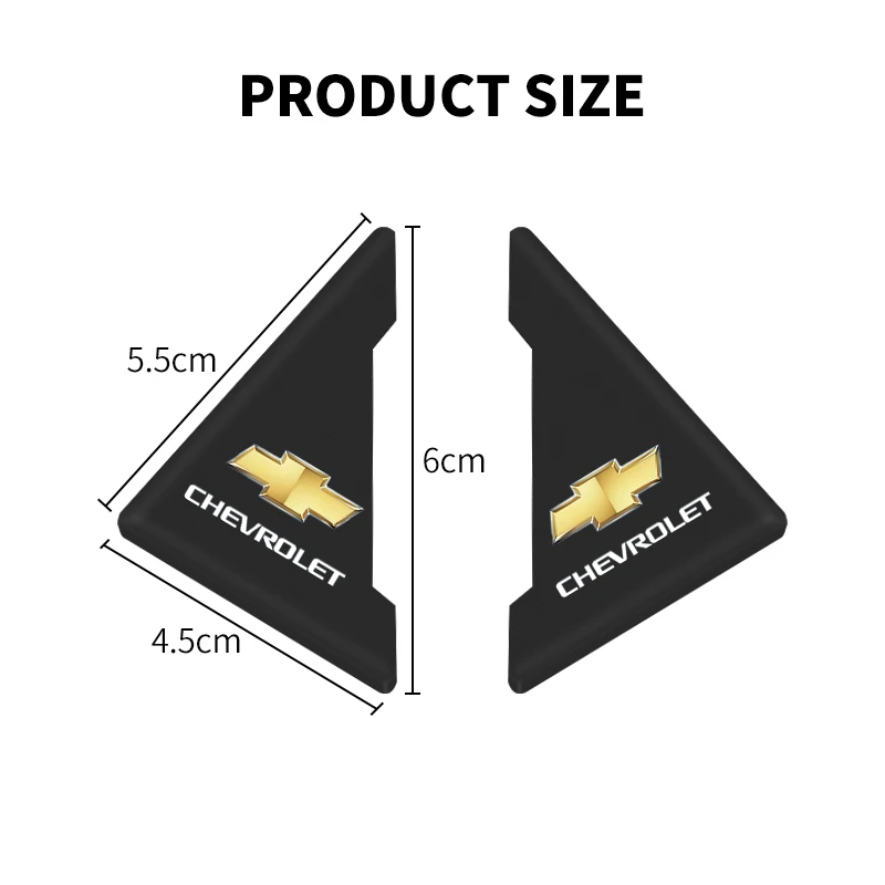 2Pcs Car Door Corner Cover Anti-Scratch Paste For Chevrolet Cruze TRAX Aveo Lova Sail EPICA Captiva Malibu Volt Camaro Cobalt