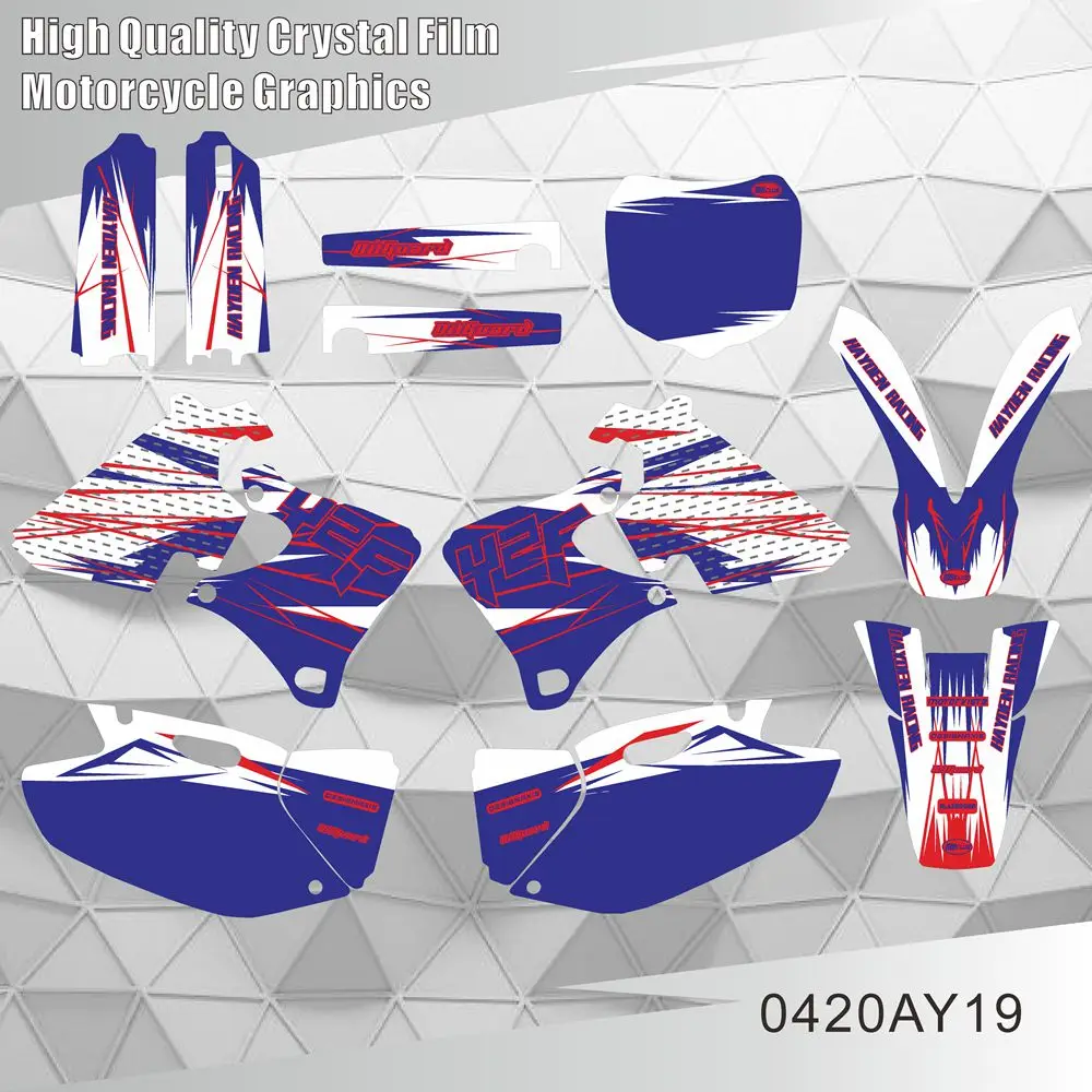 For YAMAHA YZ250F YZ400F YZ426F YZF 250 400 426 1999 2000 2001 2002 Graphics Decals Stickers Motorcycle Background Custom