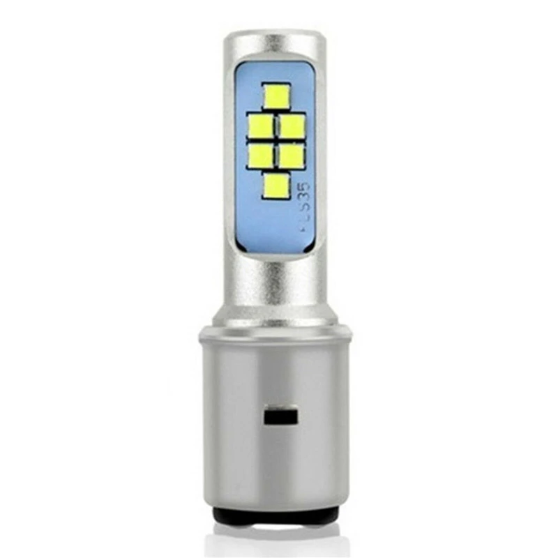 

1PCS LED Motorcycle Headlight High/Low Beam Bulb BA20D H6 12LED Moto Motorbike Waterproof Headlight Lamp For Moto ATV