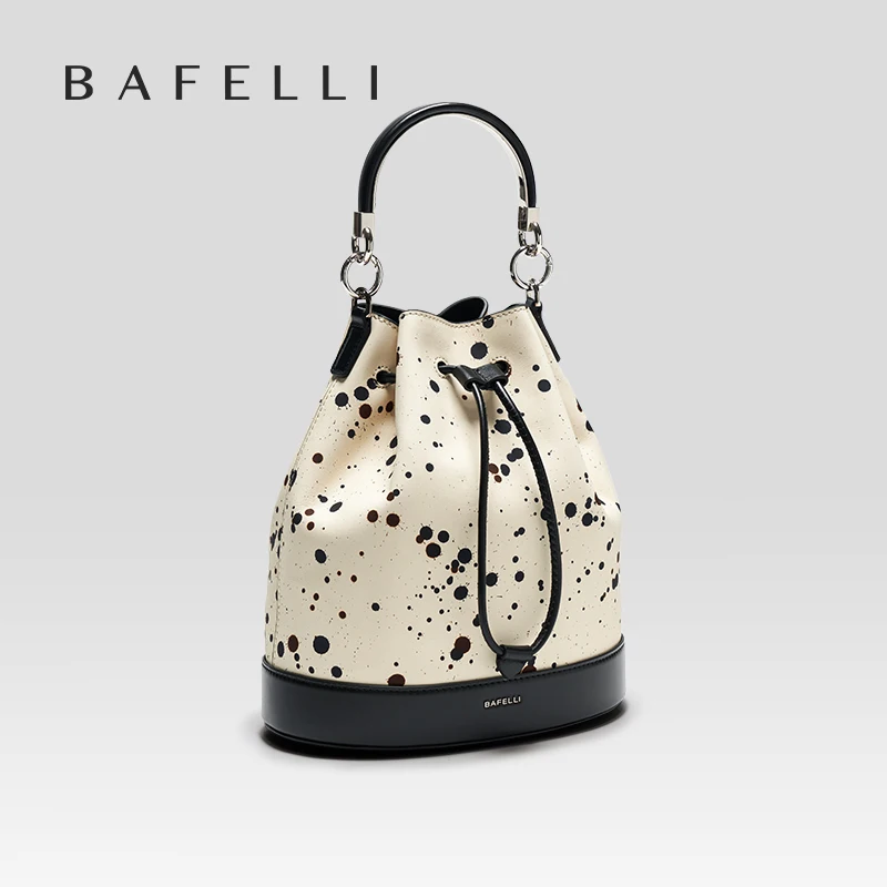 BAFELLI 2023 nuova borsa da donna LUXURY BRAND SPRING SUMER DESIGNER STYLE STRING borse a secchiello in pelle borsa di tendenza originale