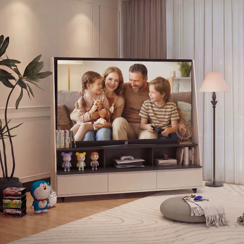 Natural Design Wood Tv Stand Decoration Organizer Bauhaus Entertainment Tv Cabinet Storage Universal Meuble Tele Home Furniture