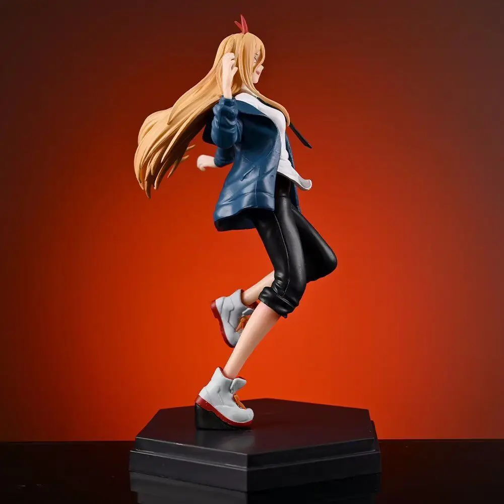 21 سنتيمتر بالمنشار رجل أنيمي دينجي الشكل قوة عمل الشكل Pochita الشكل المشهد زخرفة ماكيما نموذج دمية ماكيما محاصر اللعب البلاستيكية