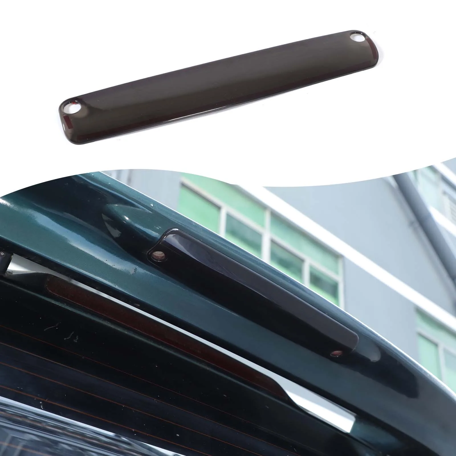 

1Pcs ABS Black For Toyota Land Cruiser Prado 120 2003-2009 Car High Brake Light Cover Decoration Sticker Car Accessories