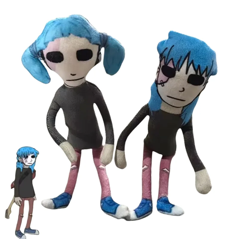 

Плюшевая кукла Салли Фейс для косплея, мягкая игрушка, декор для комнаты, абстрактная гибкая плюшевая игрушка с изменяемой формой, реквизит для Хэллоуина