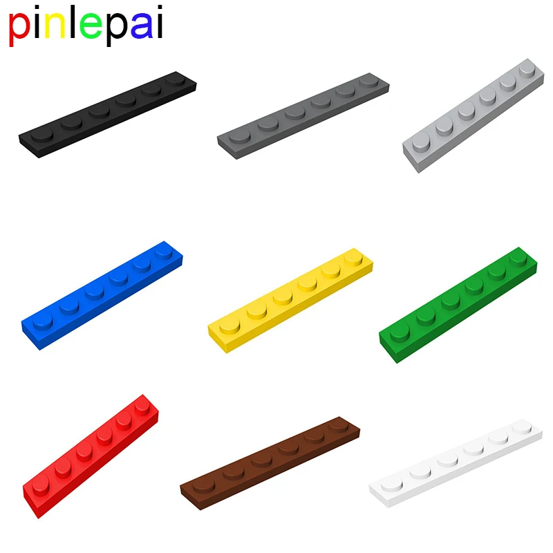 

Pinlepai Brick Bricks 3666 1x6 Plate Blocks Baseplate Building Moc Block Parts Construction Dots Assembled Particles Child Toys