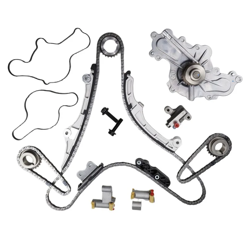 Kit catena distribuzione motore con pompa acqua per Ford Edge Flex Taurus 07-10 per Lincoln MKS MKT MKX Mazda 6 CX-9 3.5L 3.7L 7T4Z-6256-A