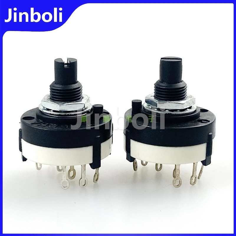 1PCS Rotary Band Switch Amplifier Audio Signal switch 2 Pole 3 Gears