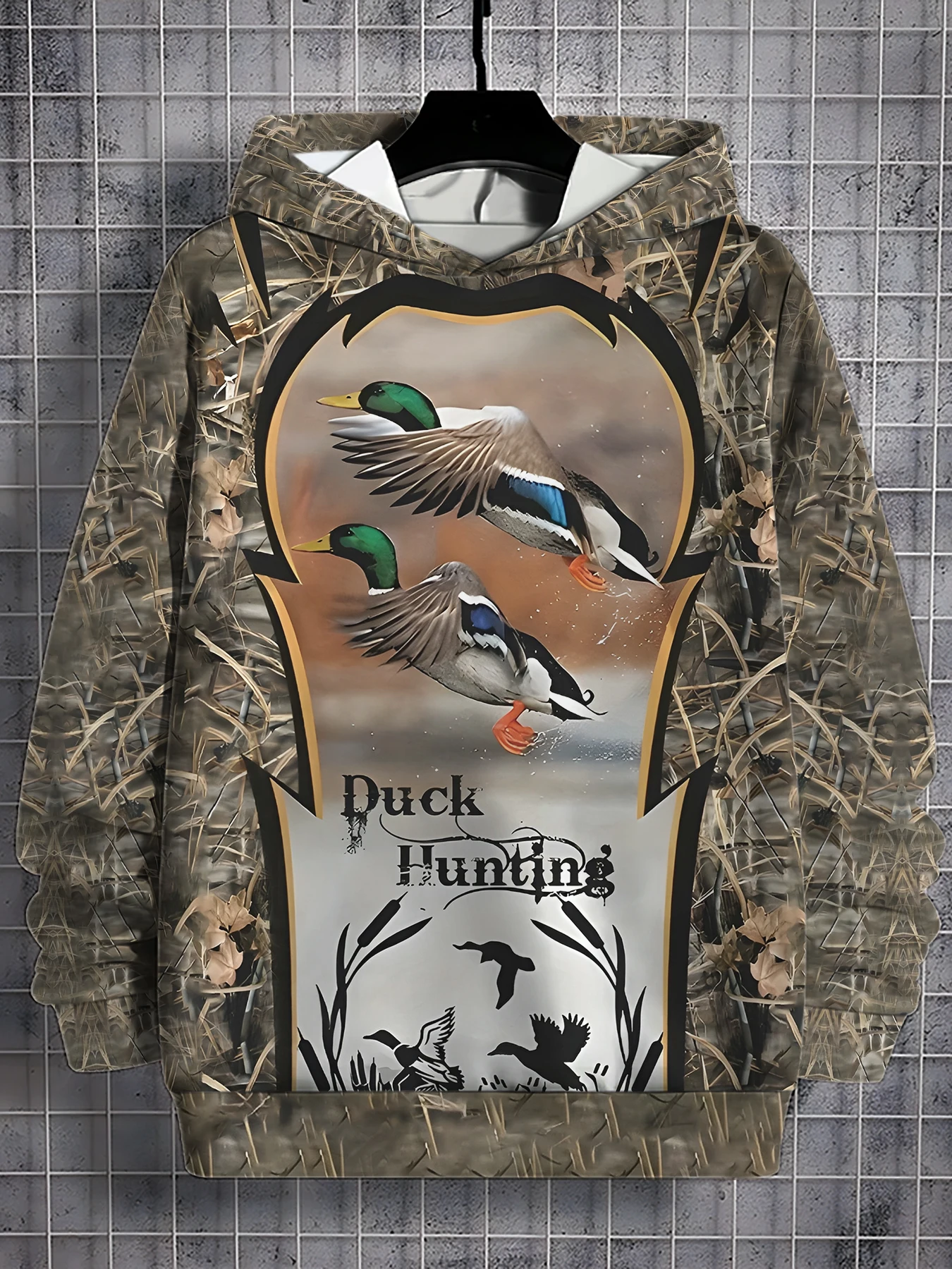 Men Duck Hunting Camo 3D Print - Outdoor Hunting Hoodie review and price
