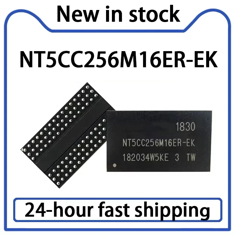 2PCS NT5CC256M16ER-EK NT5CC256M16ER FBGA96 NEW 256M*16 DDR3 Memory Chip in Stock