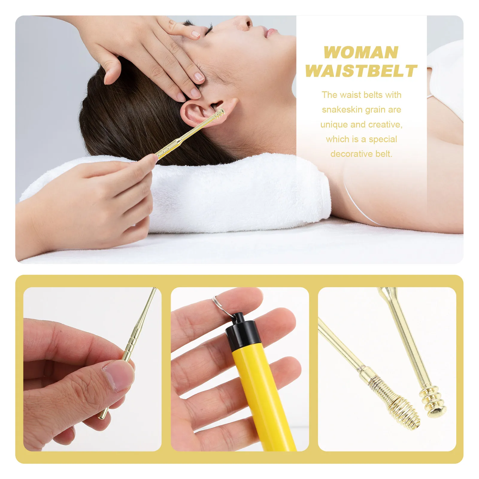 7Pcs Earwax Cleaning Tools Set Anti-Rust Stainless Steel Ear Pick Kit Household Earwax Removal Tools Easy Use Comfortable Grip