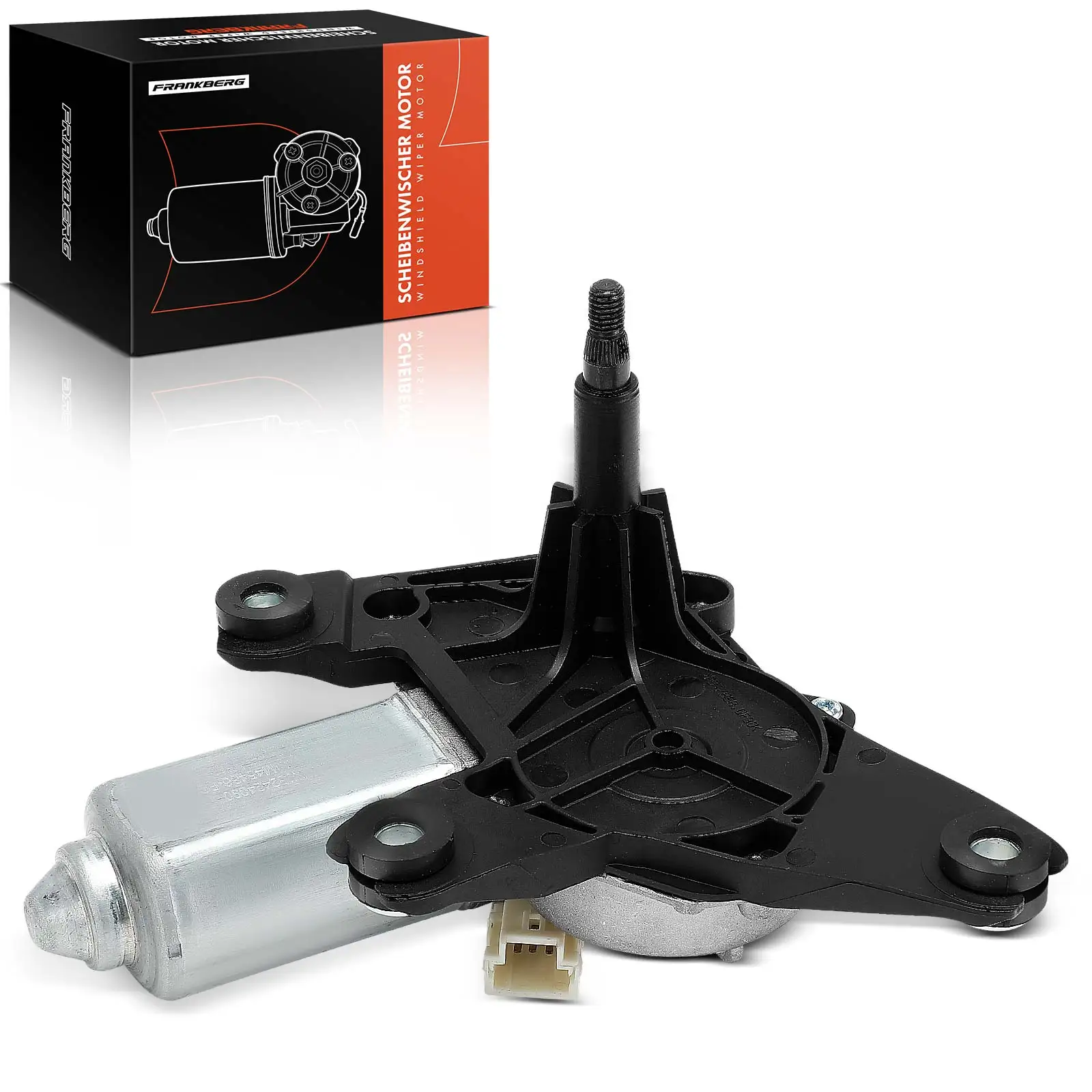 Frankberg 1x ruitenwissermotor Schijf ruitenwissermotor achter voor Nissan NV300 X82 Opel Vivaro X83 7700311590 4414453 2871000QAC 4408538