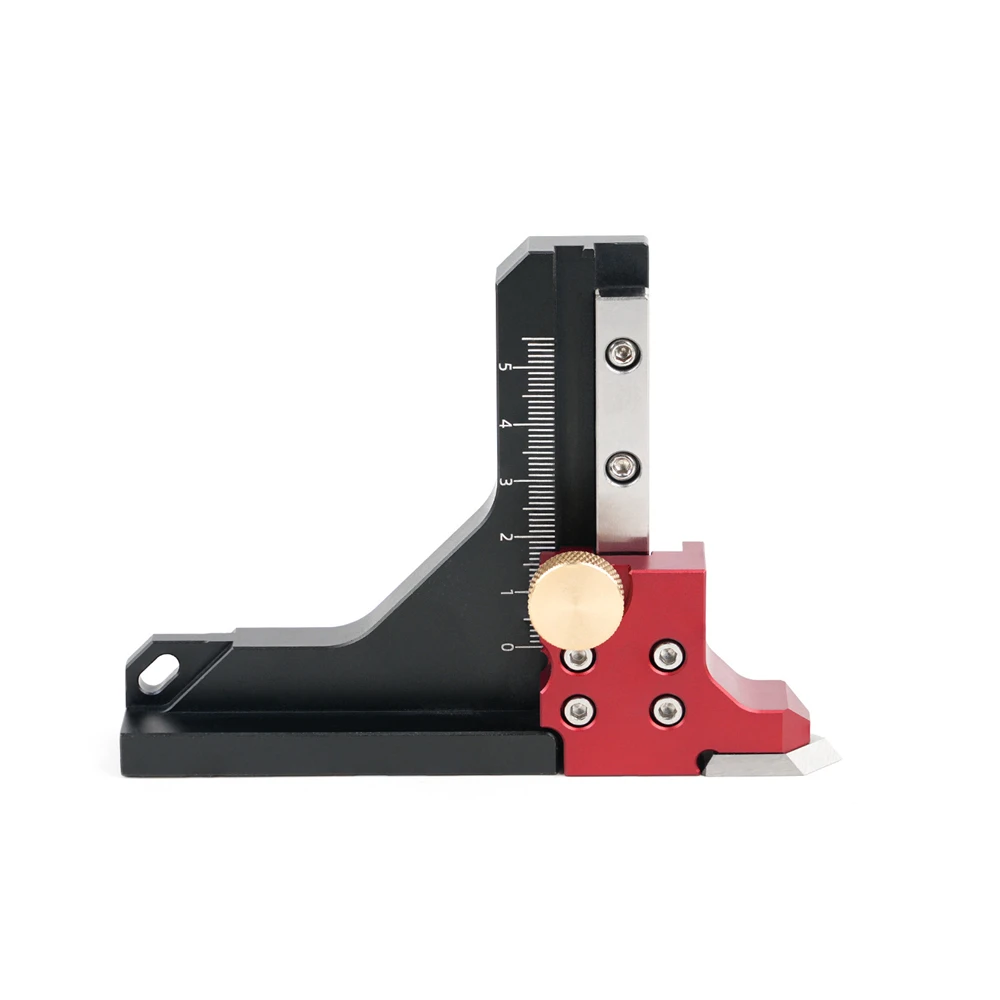 

Алюминиевый измеритель высоты с ЧПУ 123x90 мм, гравированная шкала, прецизионный маркировочный инструмент, регулируемый механизм, деревообрабатывающий инженерный аксессуар