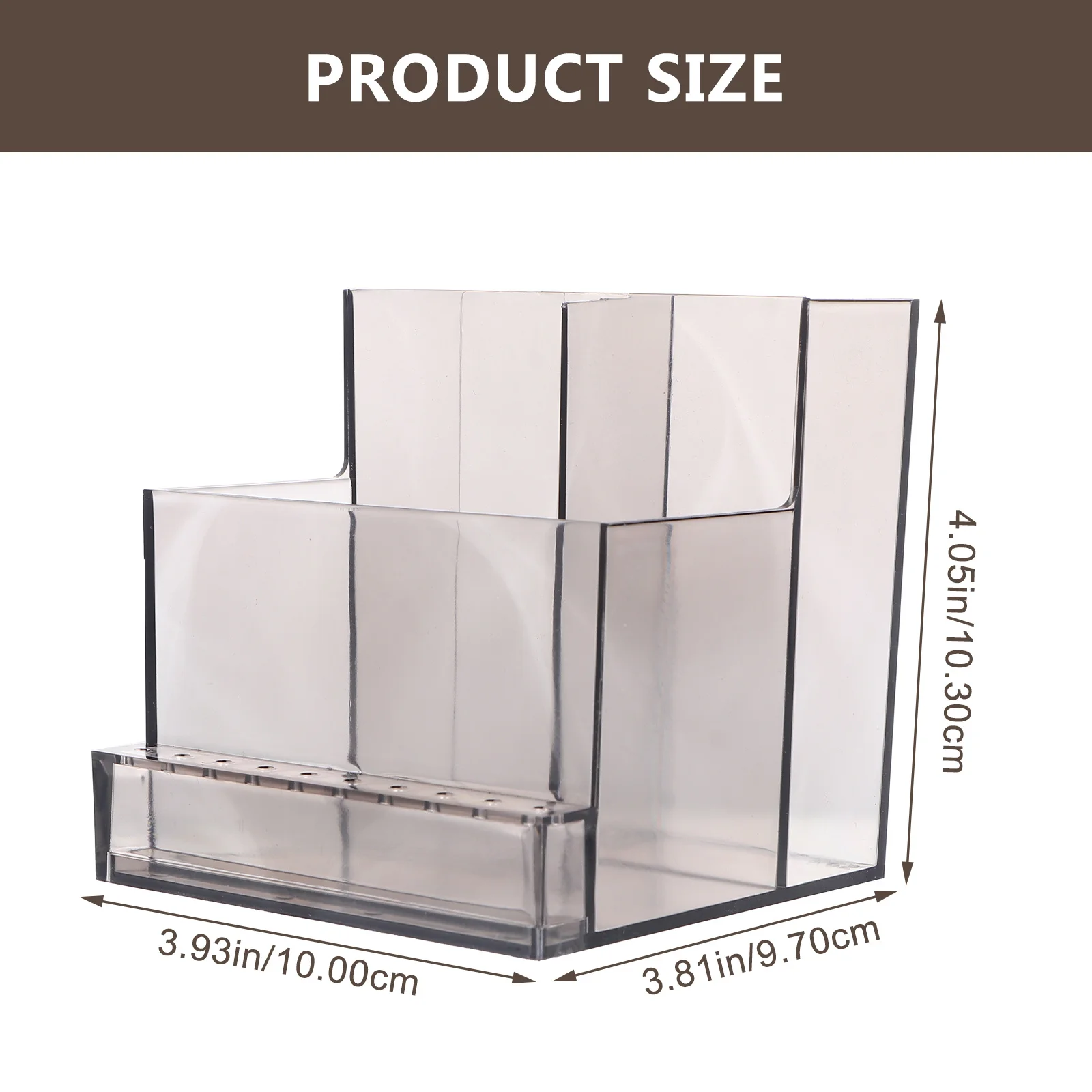 1 Stück Nagelschleif-Aufbewahrungsbox Professioneller Maniküre-Polierer Organizer-Ständer für Salon Zuhause DIY Nagelkunst Übungswerkzeuge