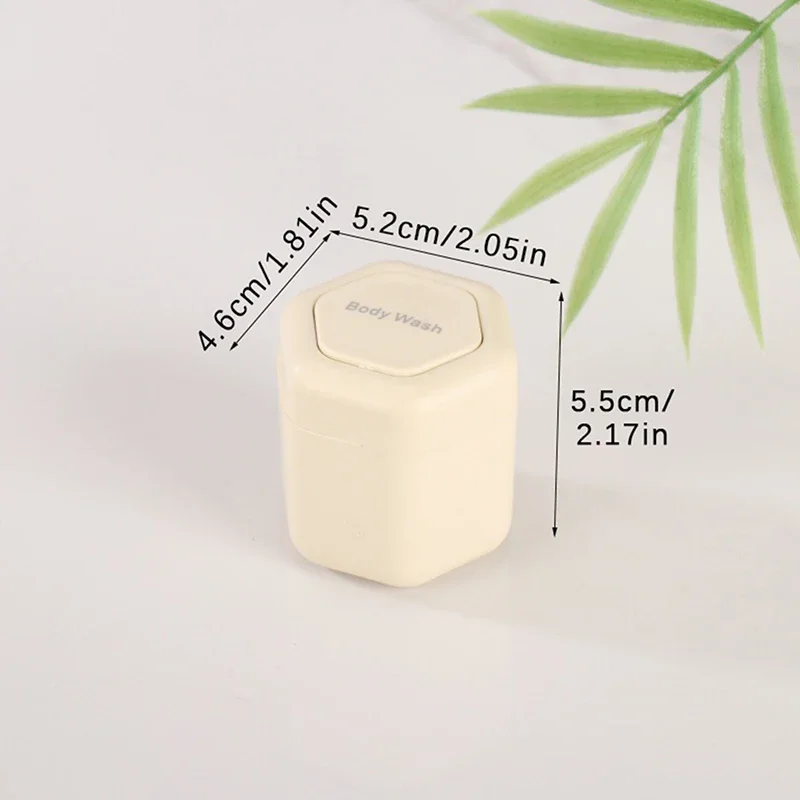 Contenedor de viaje de 2/3 Uds., almacenamiento magnético con tapas, dispensador de cosméticos, botella de diseño apilable para crema facial, organizador de protección solar