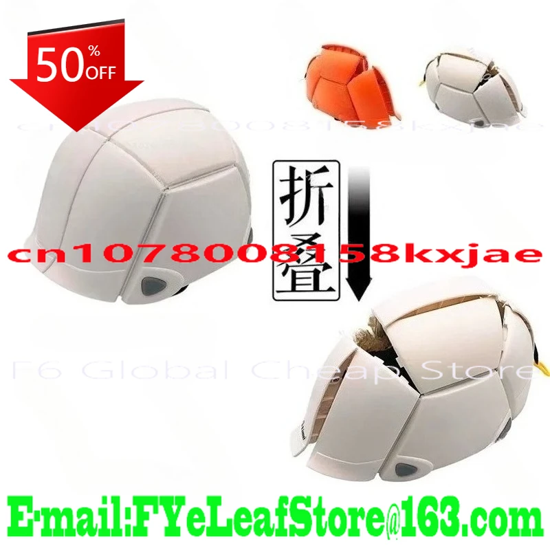 1st Generation Foldable Storage Portable Helmet Emergency Earthquake Helmet Disaster Prevention