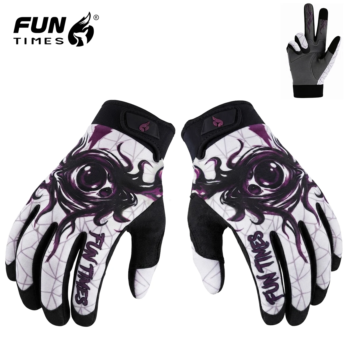 Magic Touch Glove - FUNTIMES Guantes con estampado Purple Magic