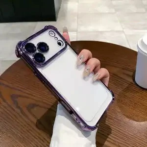 Funda de teléfono chapada para Samsung S26 S25 S24 S23 S22 S21 S20 FE Note20 Edge Plus Ultra 4G 5G Airbag anticaída