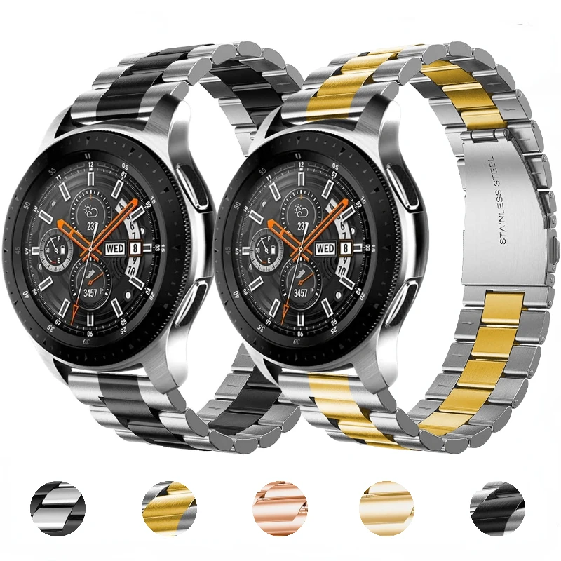 

20mm 22mm Metal Strap For Huawei Watch GT2/amazfit bip For Samsung Gear S3 Sport Classic huawei gt galaxy watch 42mm 46mm Band