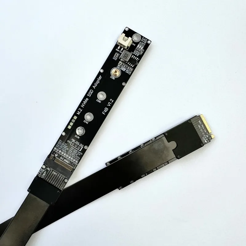 F44SF F44AB Für M.2 NVMe SSD FFC Verlängerung Kabel Solid State Drive Riser Karte GEN5 für M.2 NVMe schlüssel M zu PCI Express 5,0 X4 PCIE – Detail 7