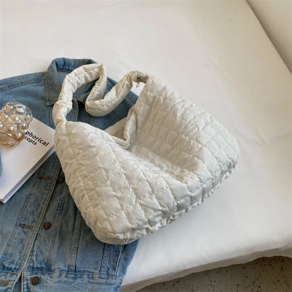 

Повседневная нейлоновая сумка-тоут с облаком в корейском стиле Ins, большая вместительная сумка через плечо с облаком, портативная сумка через плечо, сумка с облаком для студентов