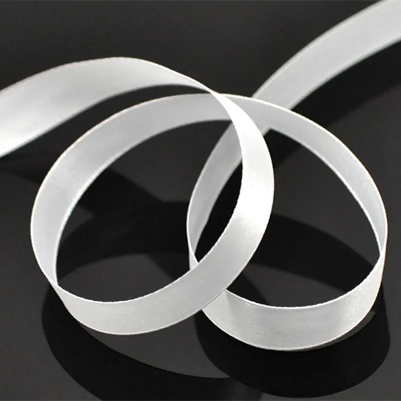 Wholesale White Satin Ribbon 1/2