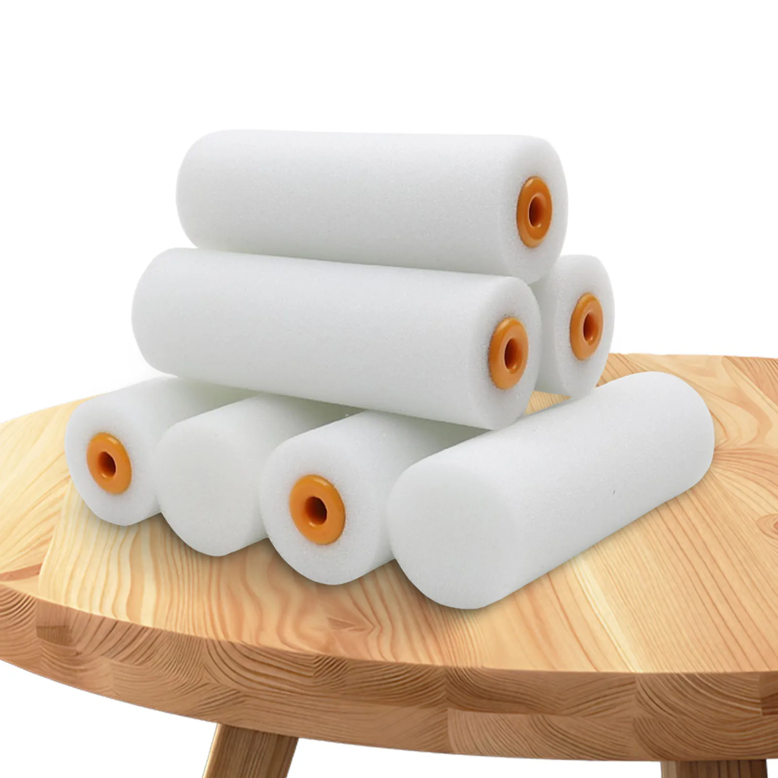 10 Pack Mini Paint Roller 4 Inch Reusable Art Craft Paint Roller No Lint Shedding for Walls Cabinets Doors House Painting