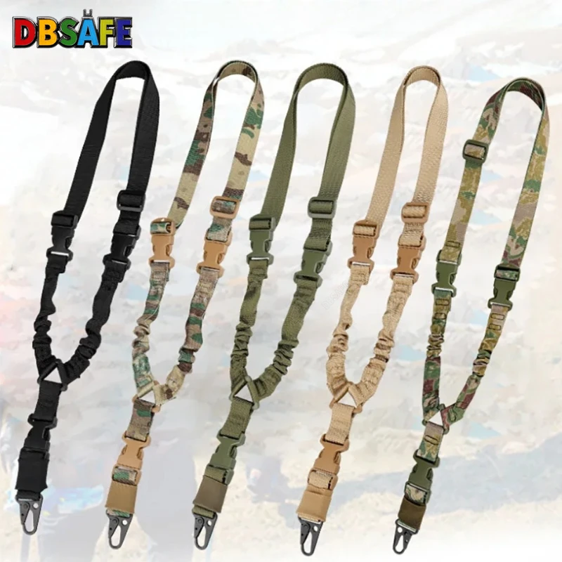 Outdoor Tactical Single Point Bungee Harness Unisex Camo Combat Belt For Hunting Sports Training Military Gear