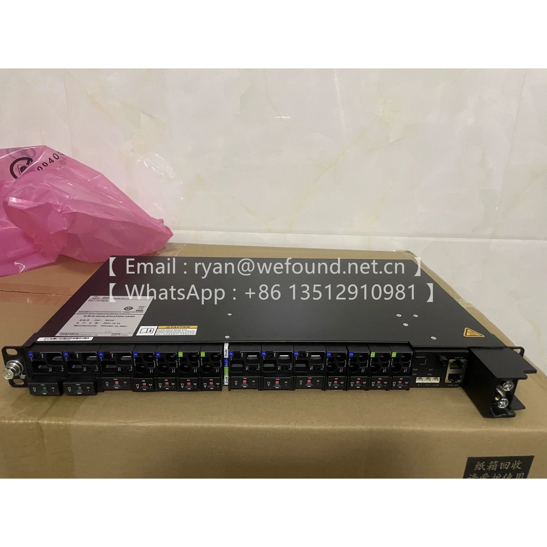 DCDB48-300-16B Direct Current Distribution Unit 01075519-002