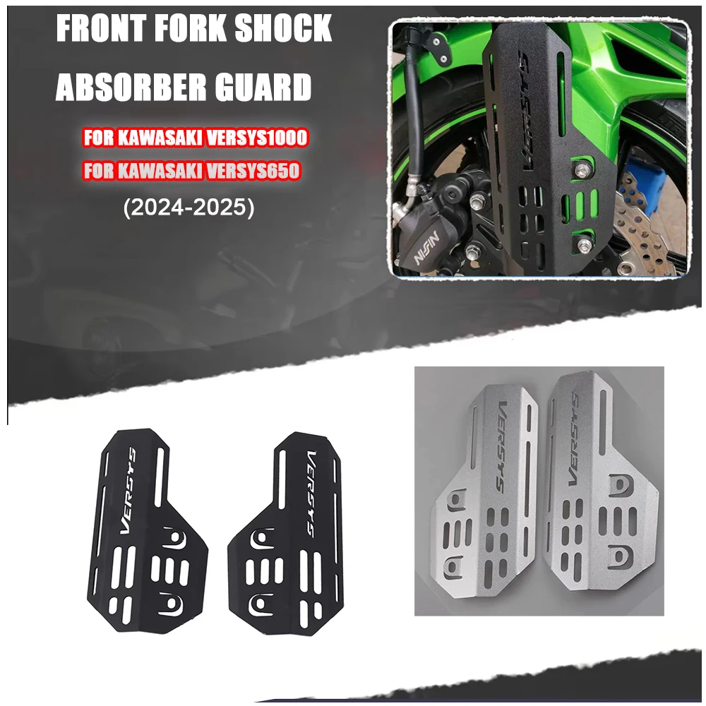 

2024 2025 For Kawasaki Versys 650 1000 1000SE KLE650 KLE VERSYS650 Motorcycle Front Fork Shock Absorber Guard Protector Cover