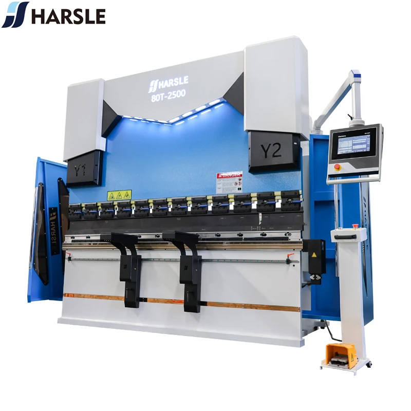 HARSLE Industrial  DA53T 4+1 axis sheet metal bending cnc hydraulic press brake machine for Metal Fabrication