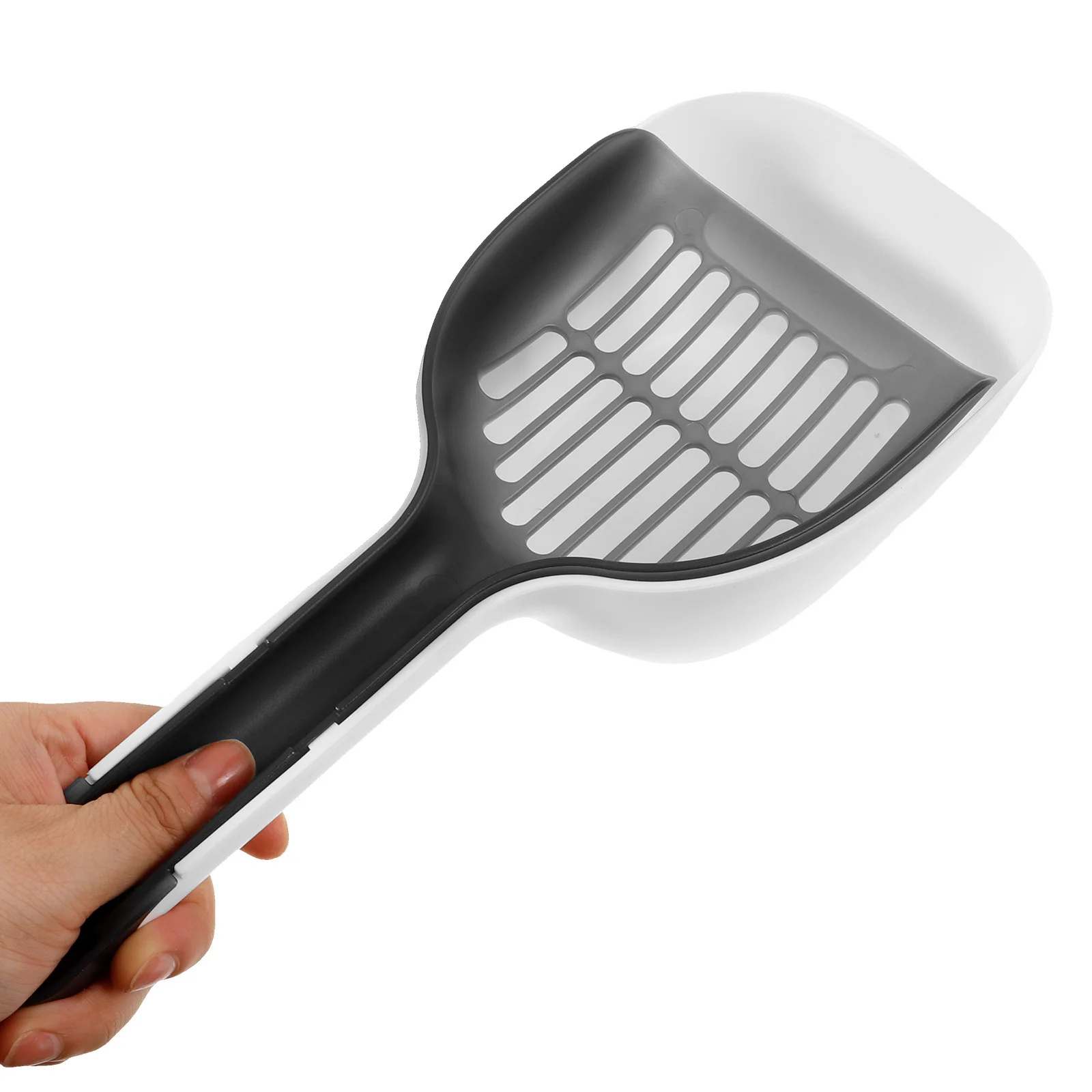 

1 set Cat Litter Scoop Set Large Capacity Shovel Sifting Mesh Design Pet Waste Remover Multi-Functional Litter Cleaner Reusable