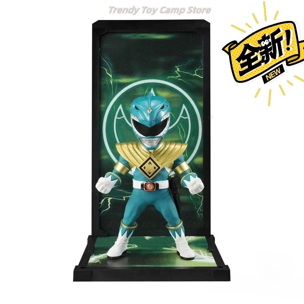 【En stock】Bandai Soul BUDDIES Q Edition Power Rangers Soldado verde Soldado rosa Pterosaurio Muñeca Colección de juguetes