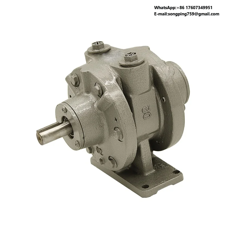 Air Operate Motor Vane HVF4 Pneumatic Motor Industry With Gear Small Size and Large Horsepower Rotary Vane Air Motor