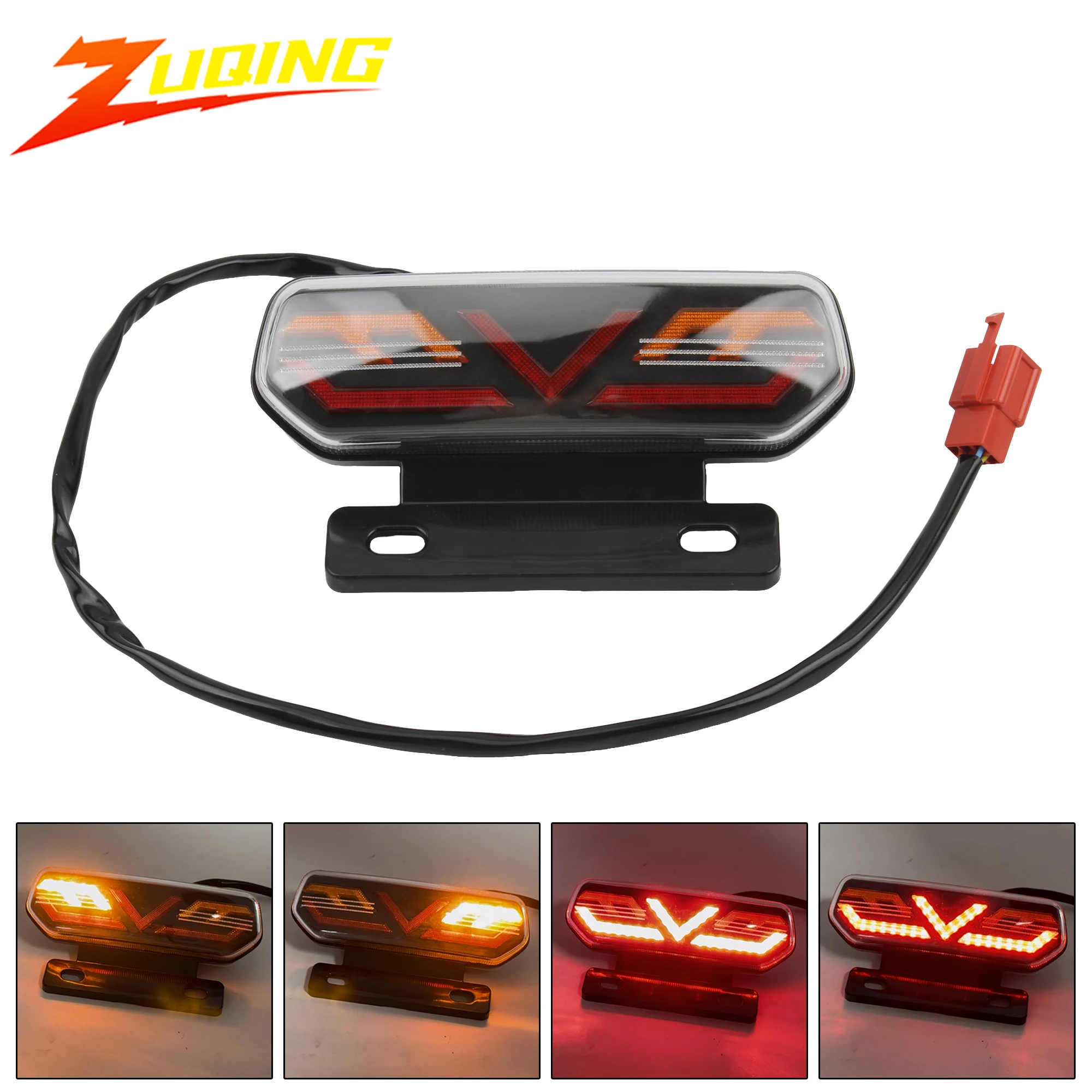 

Universal Motorcycle Turn Signal Direction Indicator Blinker Lamp Lights Motorbike Brake Stop Light Tail Light For Yamaha Suzuki