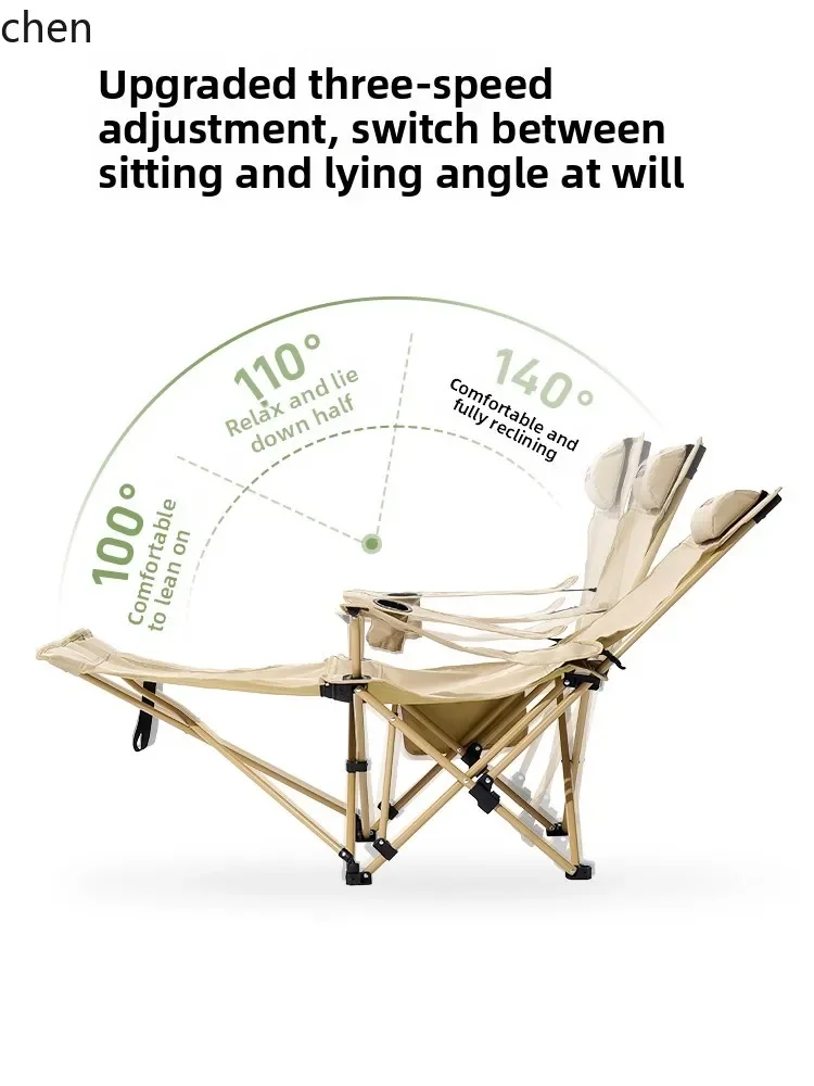 Reclining Chair Folding Chair Office Lunch Break Outdoor Camping Fishing Adjustable Comfortable Convenient